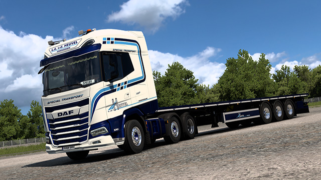 L.A. v.d. Heuvel - DAF XG & Krone Profiliner HD