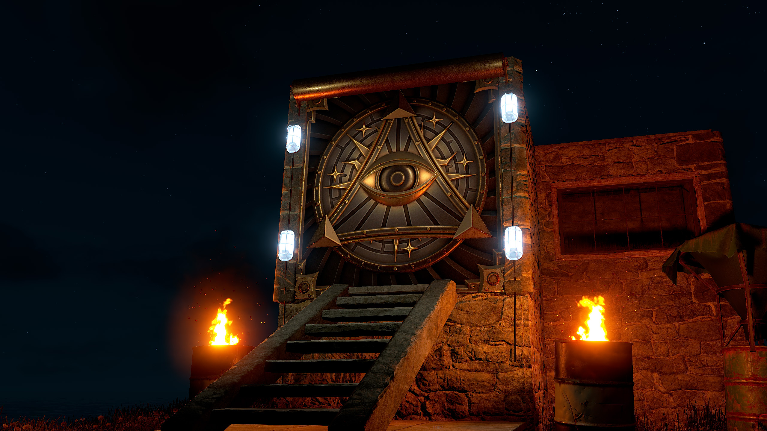 All-Seeing Eye Garage Door thumbnail 9