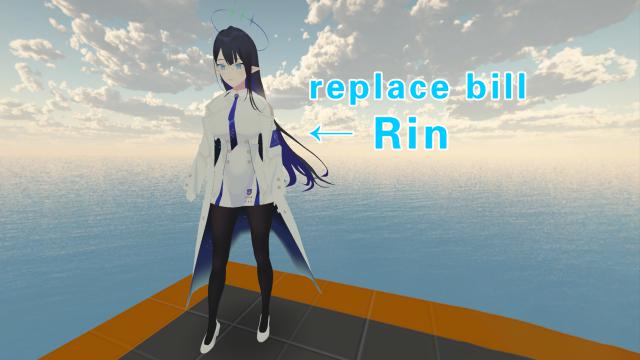 Blue Archive Rin（蔚蓝档案 七神凛）replace bill