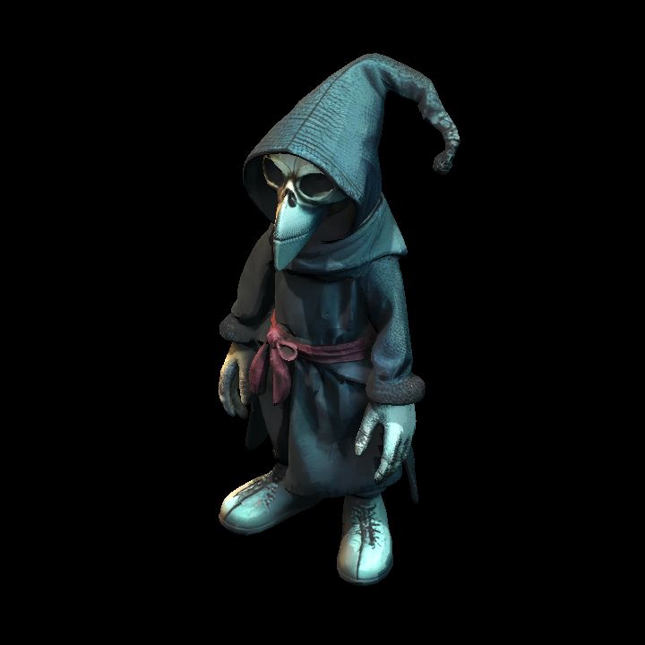 Plague Doctor rag doll