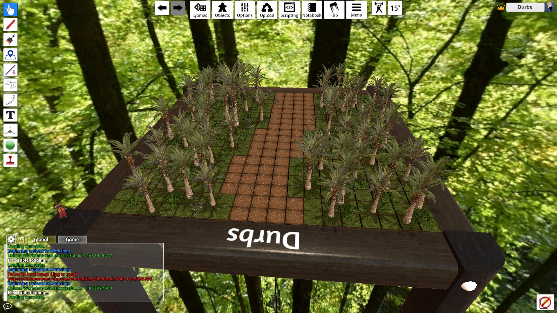 D&D Island Forest Path