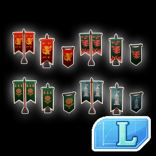 Pack of medieval banners