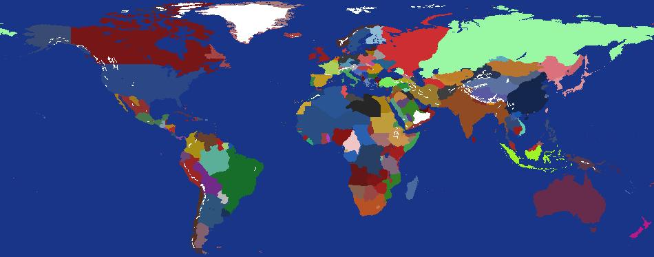 World Map Legacy of the Great war