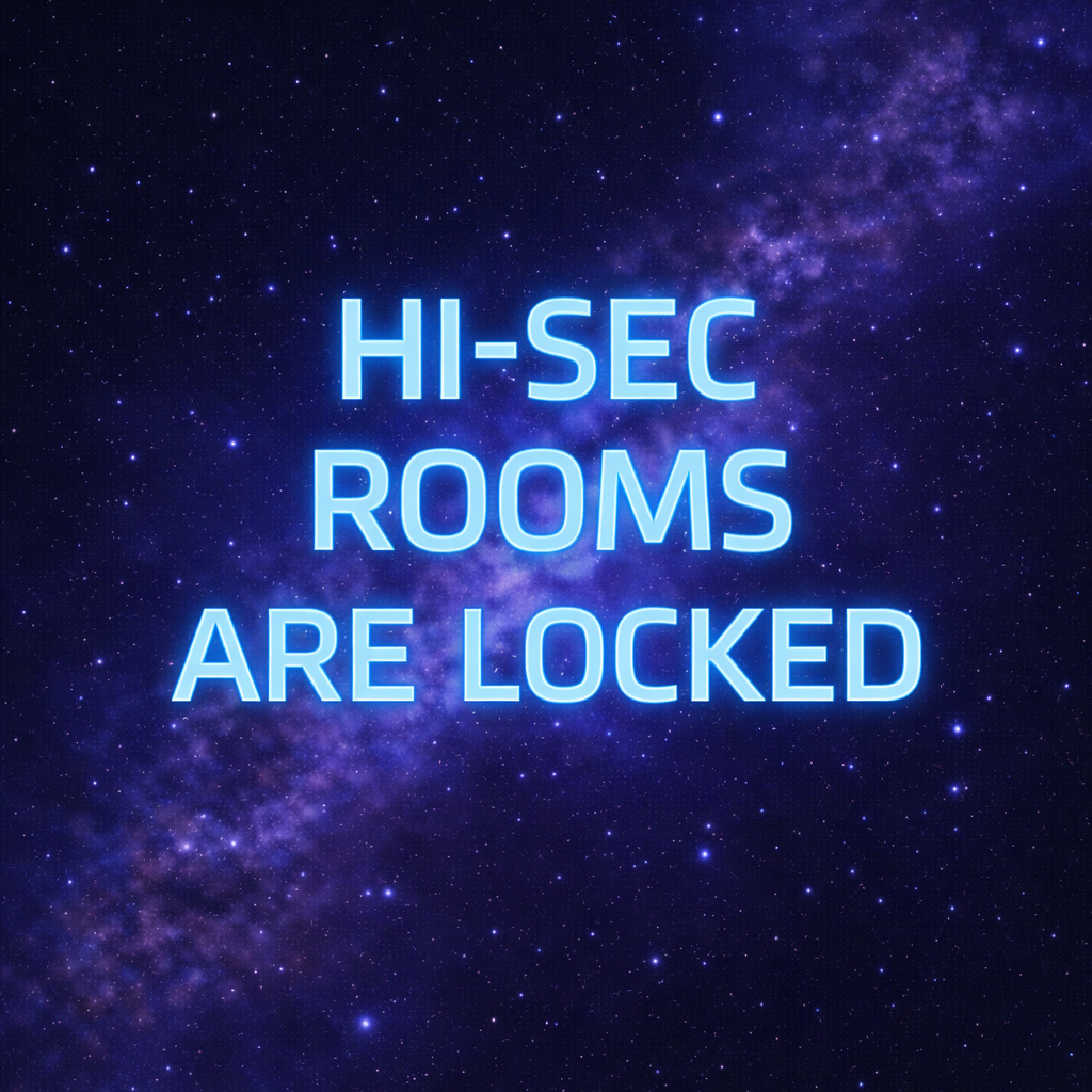 High Security Rooms Are Locked