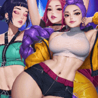 NeoartCore Rumi, Zoey, Mira (K-Pop Demon Hunters) SFW & NSFW