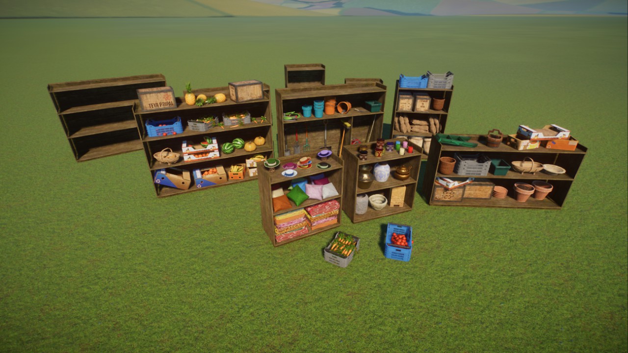 [Props] Backstage Shelves