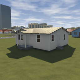 1950's 2 bedroom prefab house (unfurnished)