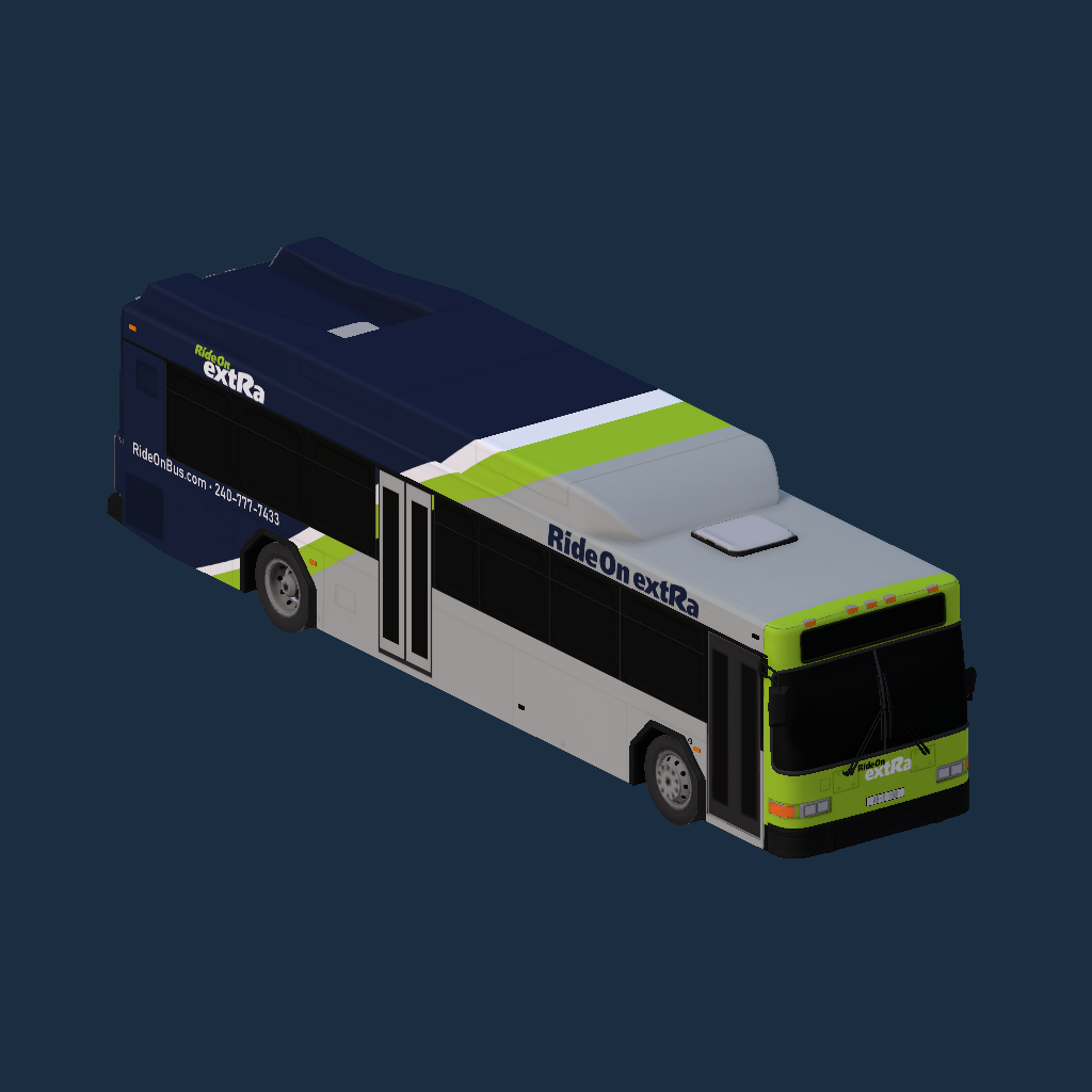 [Low Floor EV] Ride-On Extra Montgomery County Transit