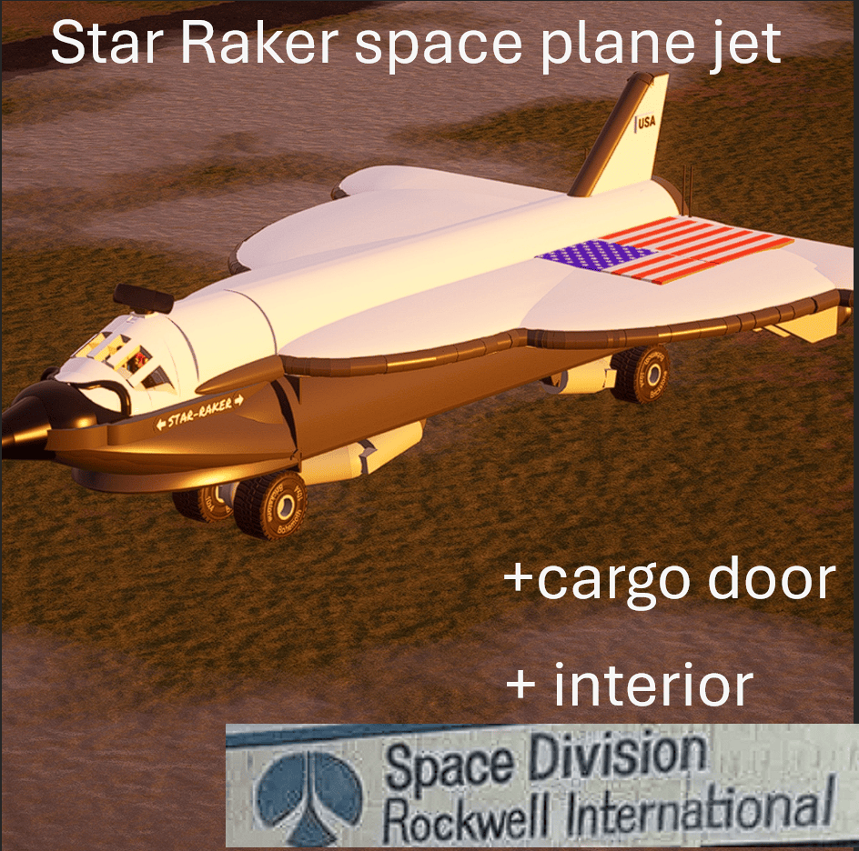 Star Raker orbit spaceplane