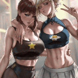 DandonFuga Himiko x Ochako (My Hero Academia) SFW & NSFW