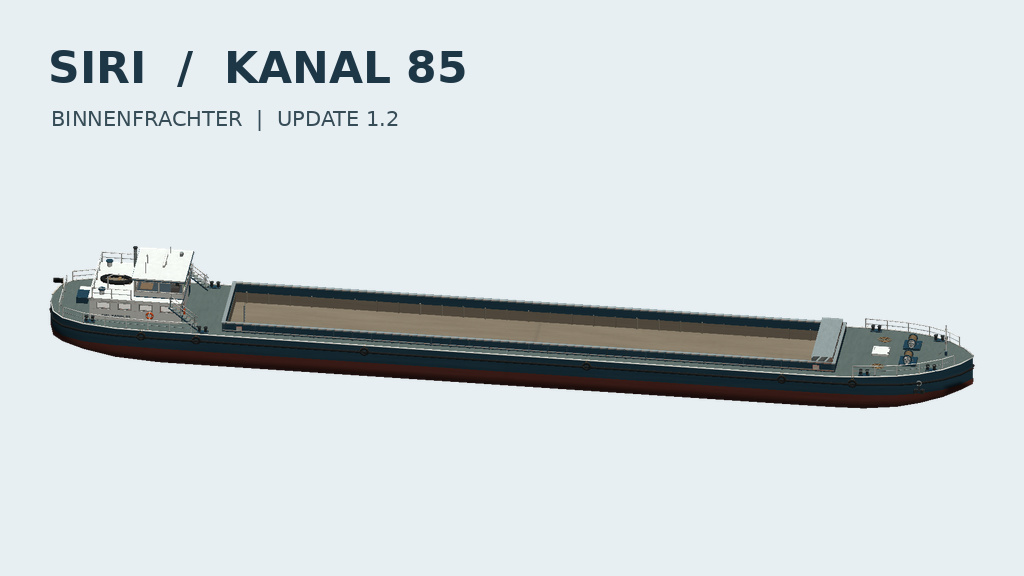 Siri Kanal 85 – Inland Freighter