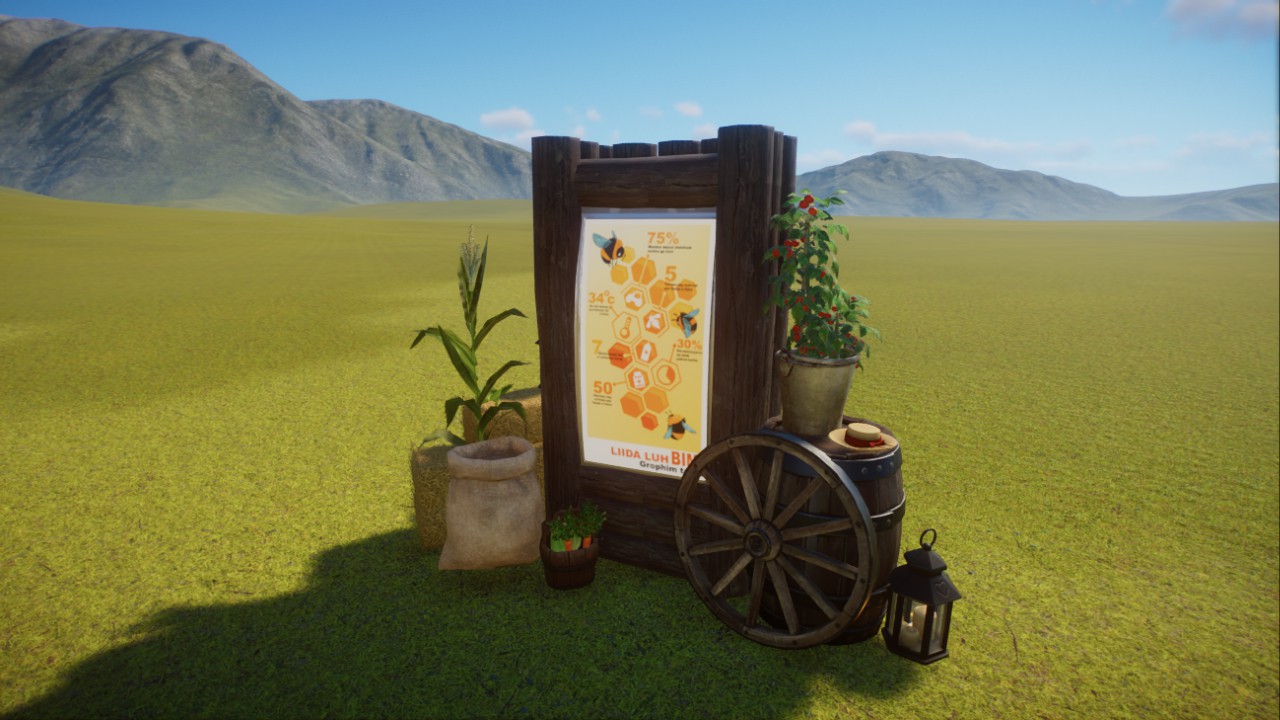 Rustic-style Information Board preview