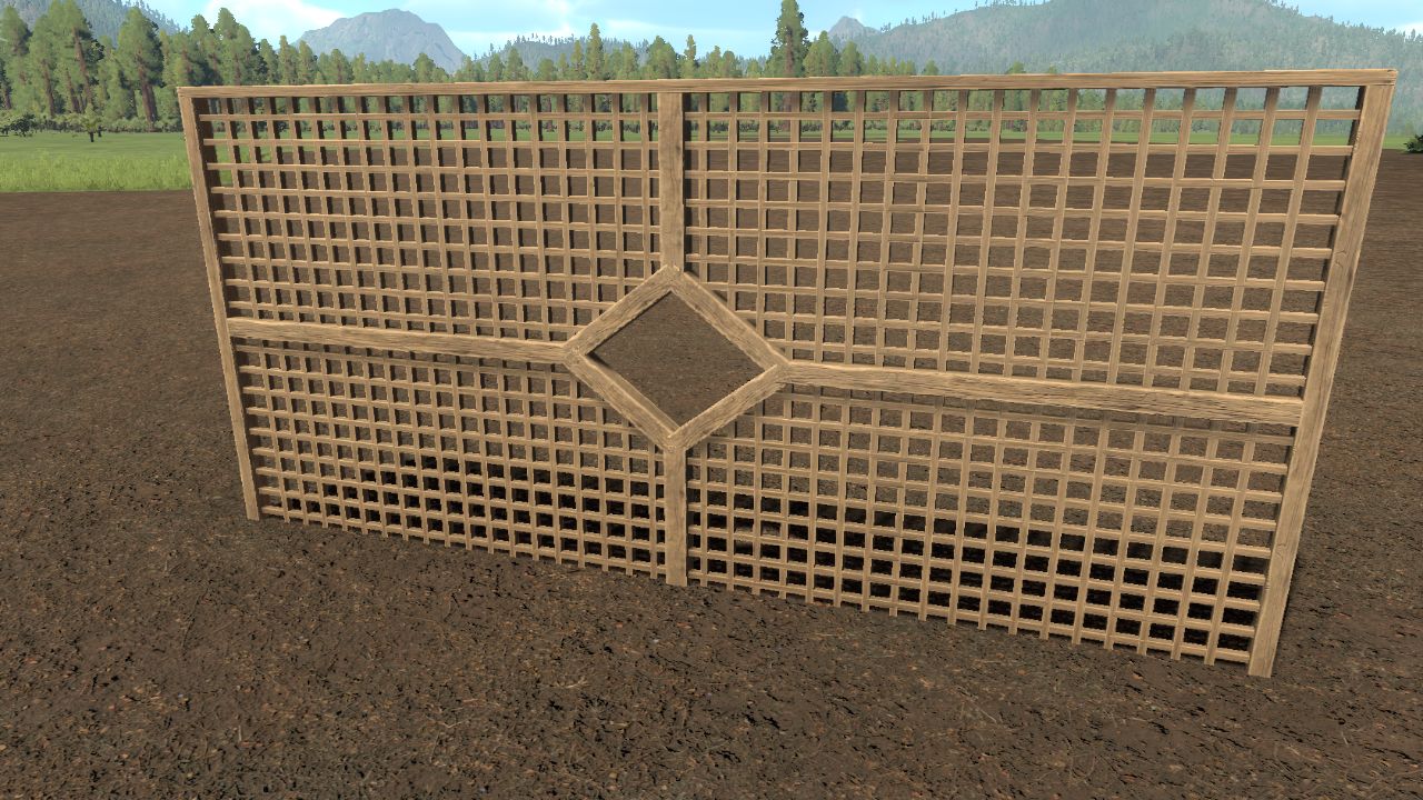 Windowed Fence 2 x 4