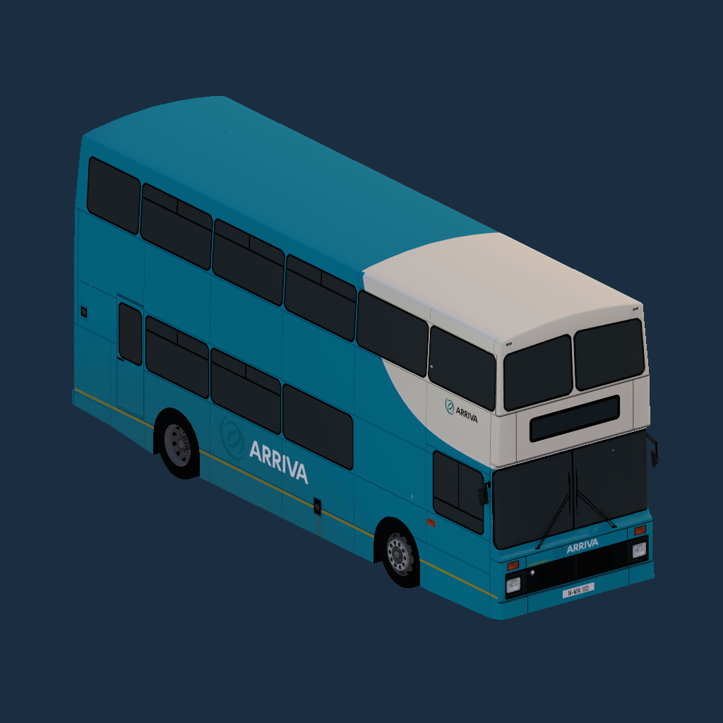 Volvo Olympian NC Palatine Arriva Cotswold Stone (side logos)