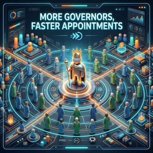 More Governors, Faster Appointments