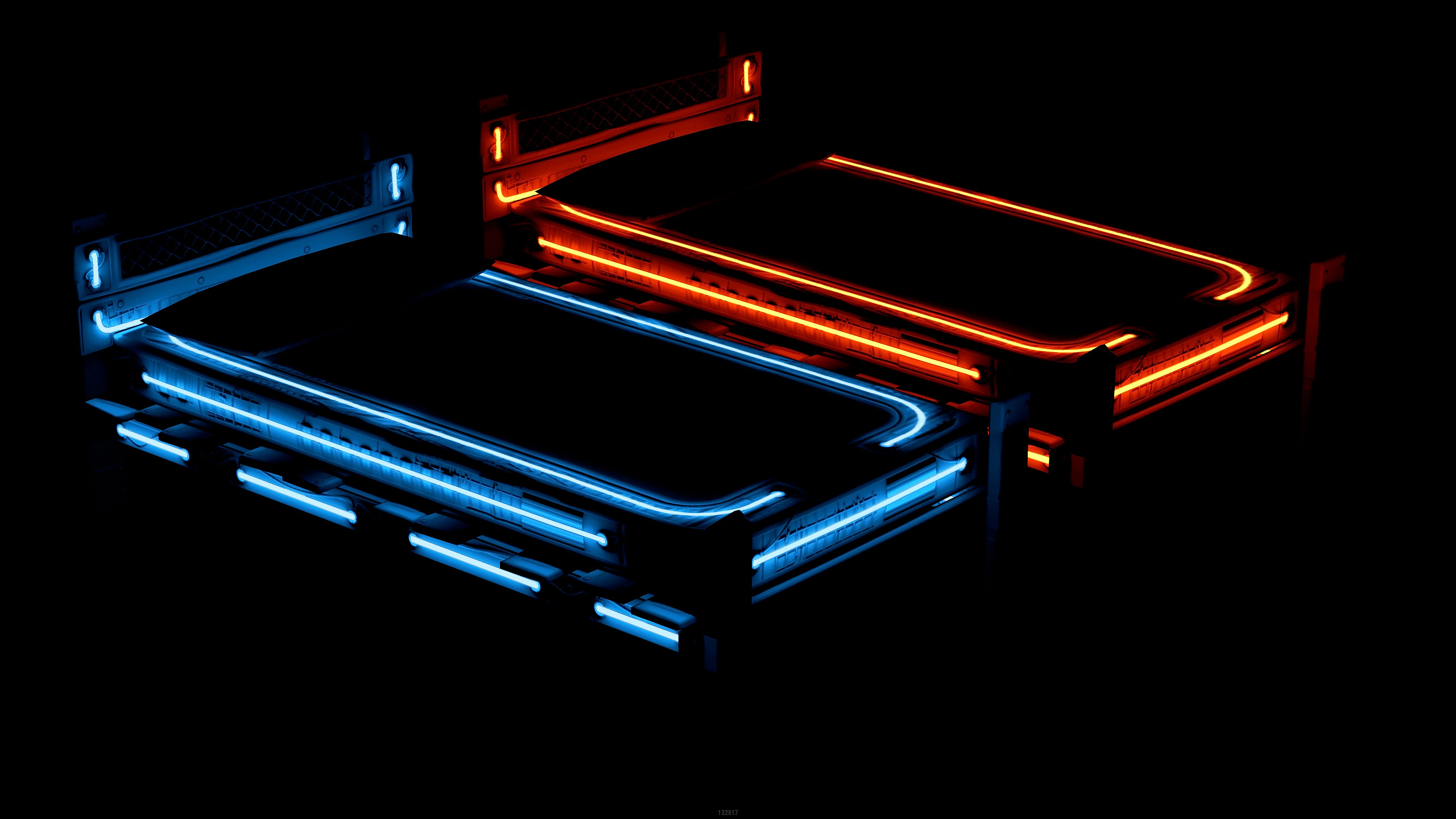 Neon Bed - Blue thumbnail 3