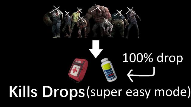 Kills Drops (super easy mode) 击杀掉落 (超级简单模式)