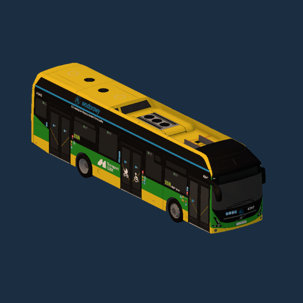 PKM Tychy #4342 - Volvo 7900 Electric (jako wodorowy)