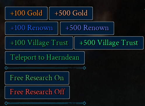 Tools Menu (Cheat commands and useful tools) preview