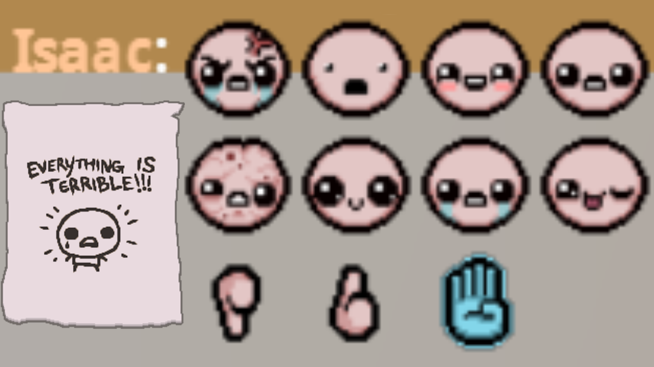 Isaac Emotes Pack + Cardback