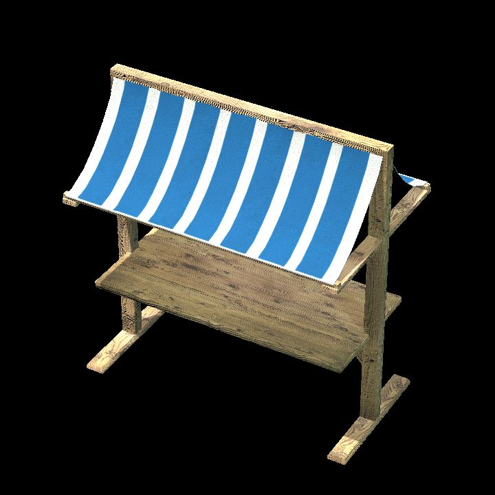 Structure, Market Stall, Wood 1