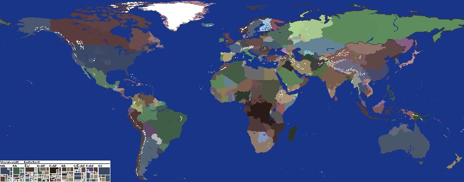 World Map Revamped 1977 - A Double Sided World