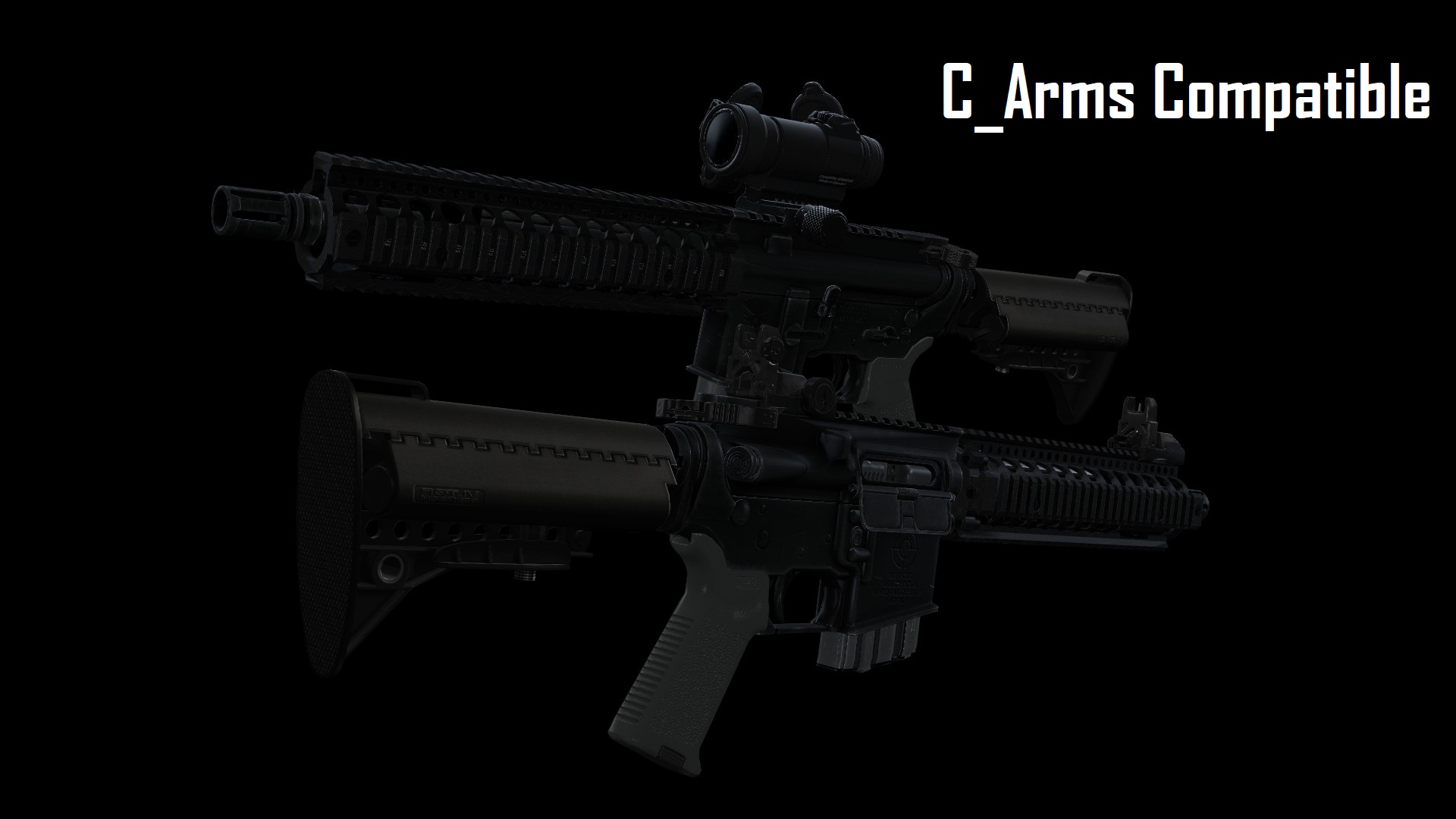 MK18 .22LR & Aimpoint 25 Mag (Ruger 1022 And 25 Mag) [C_Arms Compatible]
