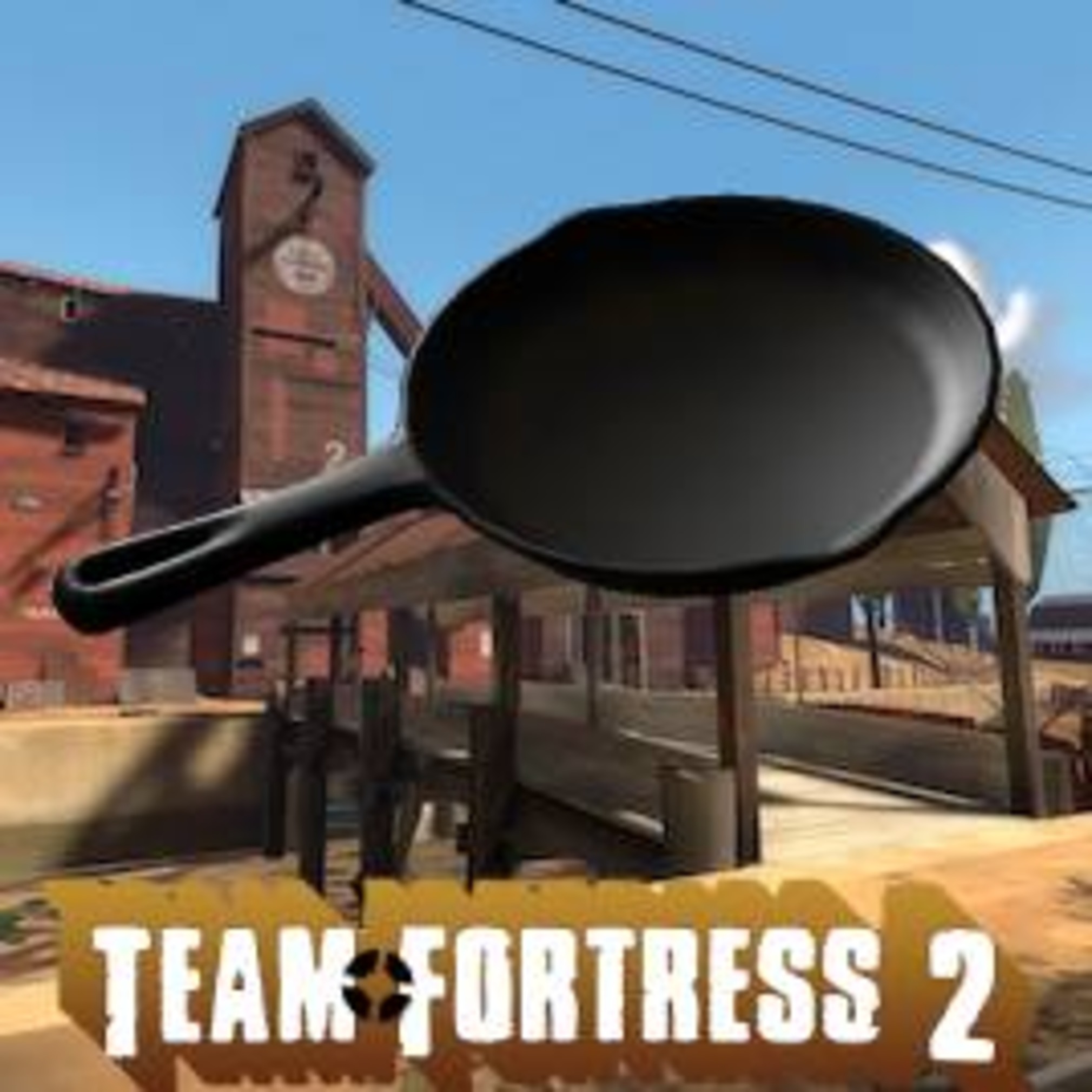 TF2 frying pan over pan