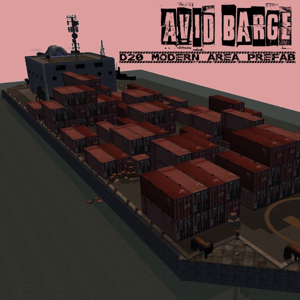 AvidBarge (Modern Cargo Ship Prefab)