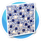 Blue and White Tiles