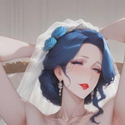 妈妈穿上了婚纱
