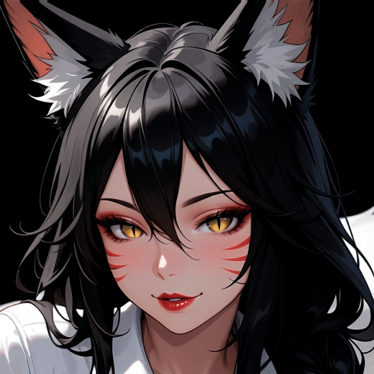 Ahri ( League of Legends ) Dark Background | Dark / Colored Versions | 4K preview