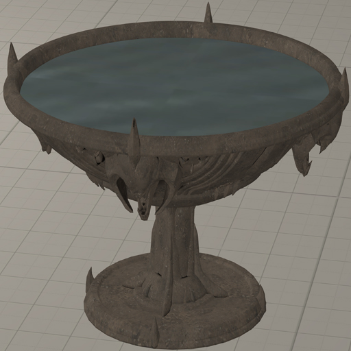 DOOM The Dark Ages Shield Fountain (Prop)