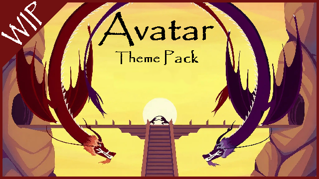 Avatar Theme mod preview for RimWorld
