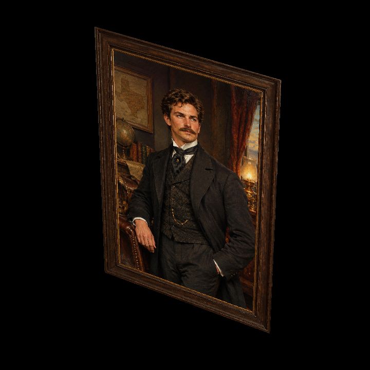 Painting, Quincey P. Morris {2D}
