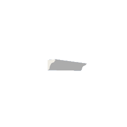 White ceiling molding 0.5m