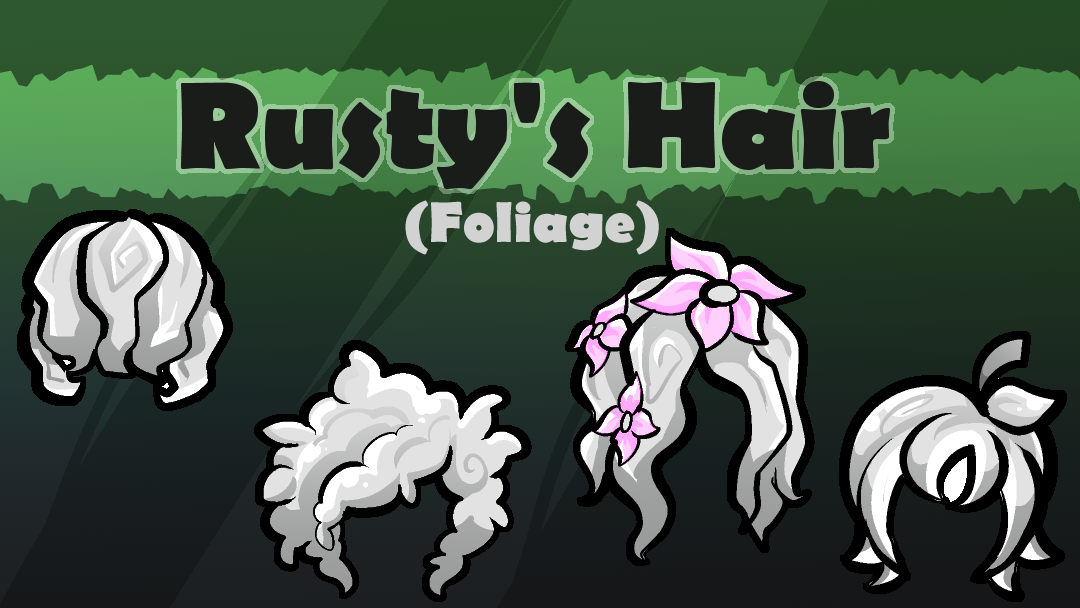 Rusty's Foliage Hair