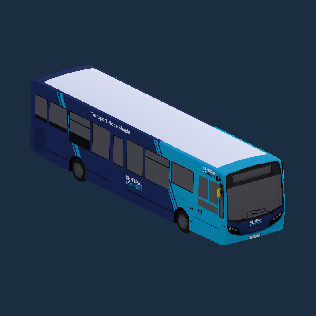 Transport Made Simple Central Connect ADL Enviro200 10.9m Facelift Branded