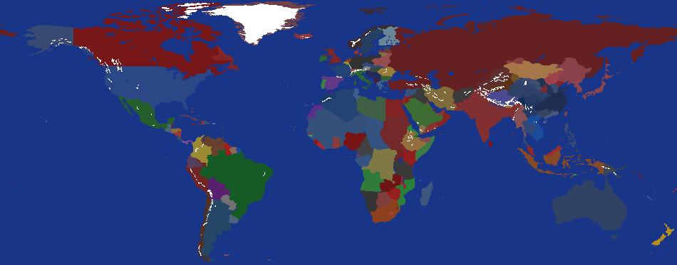 World Map - 1936 - Detailed (German Empire in 1936)