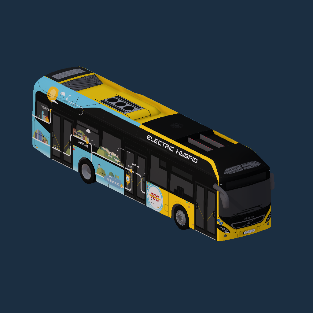 Volvo 7900 (3D) - TEC HYBRID