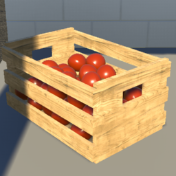 Meduim Wooden Crate (apples)