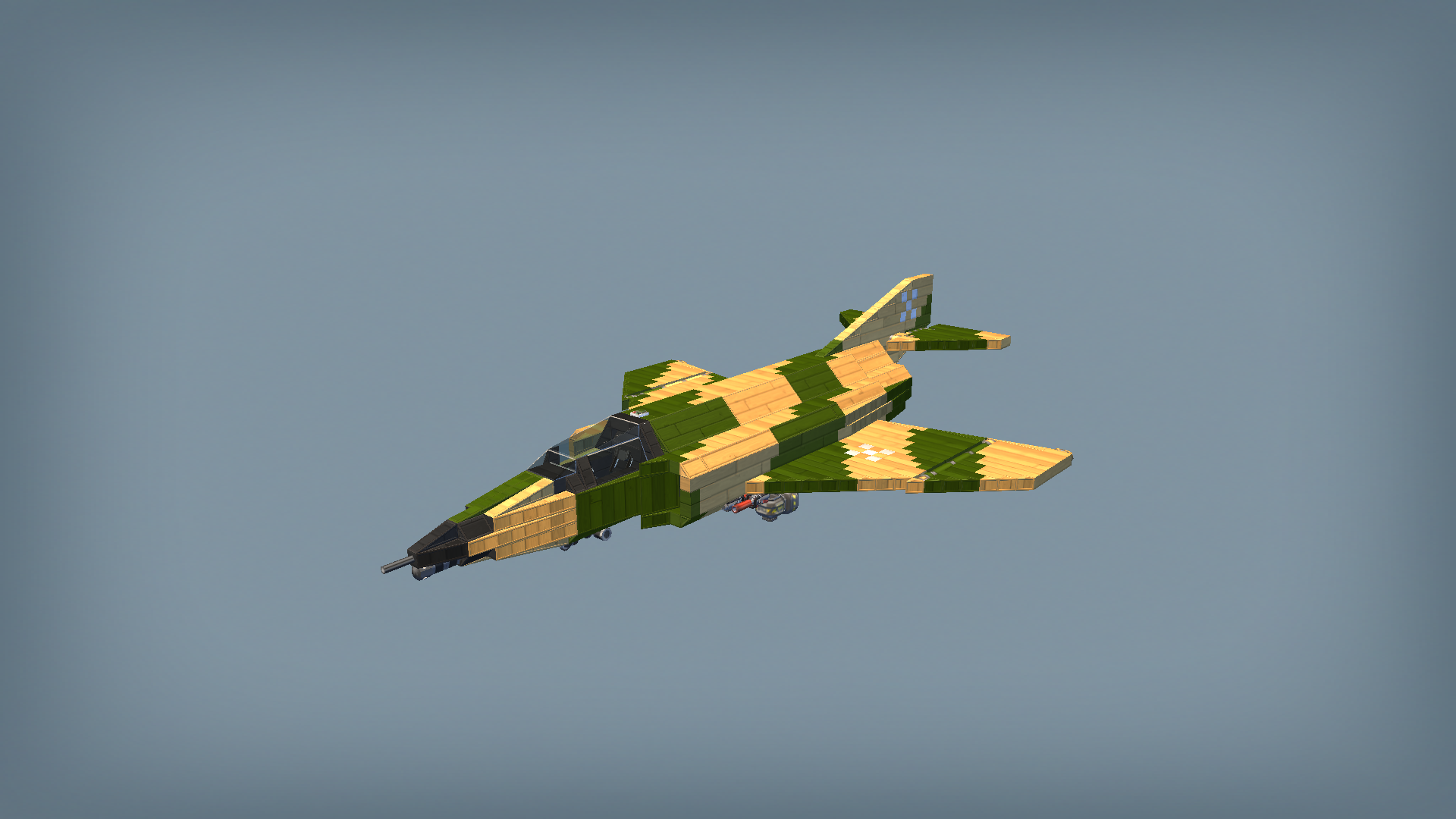 Jet fighter 01 (camouflage)