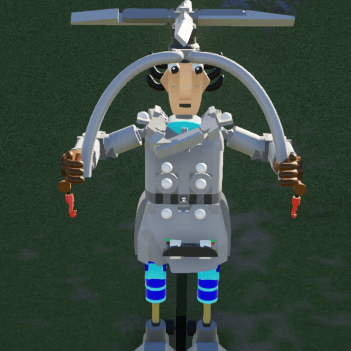 Inspector Gadget robot flying system