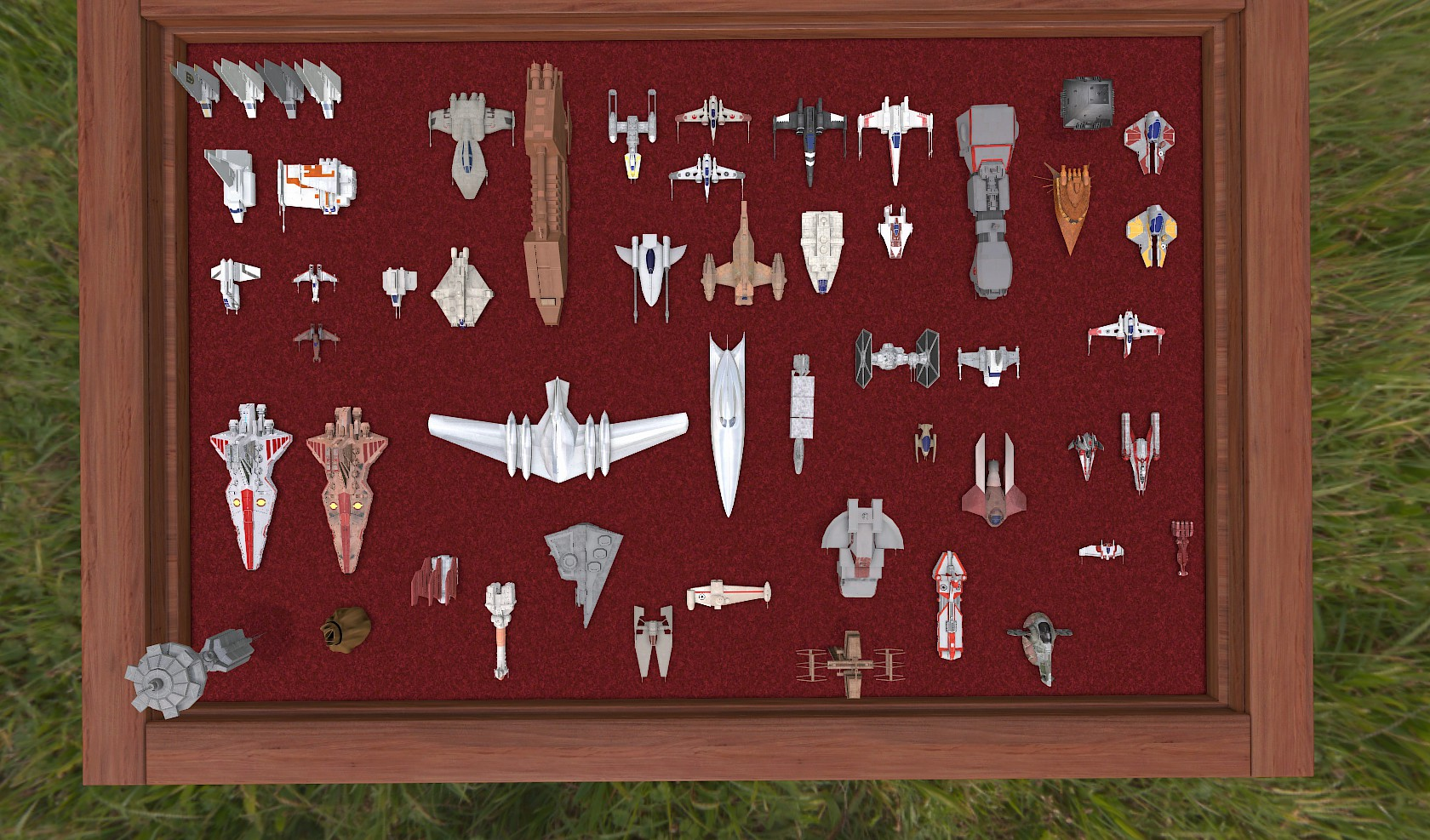Assorted Star Wars Starships