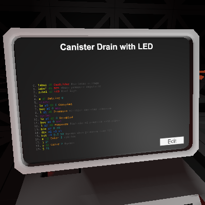 Canister Drain with LED