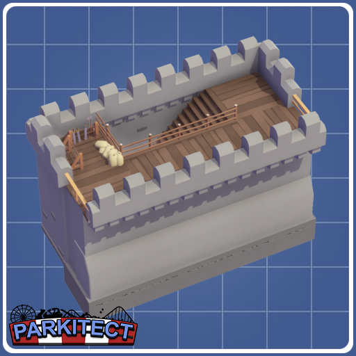 Dark Age Castle - Battlements