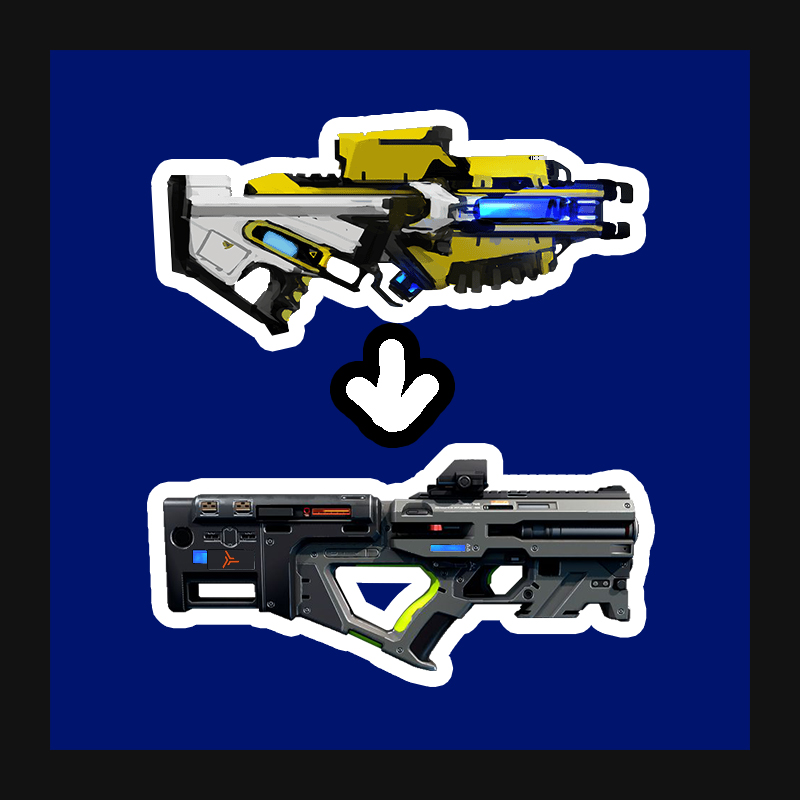 换皮 Change Skin：   来历不明的冲锋枪...似乎？ Unknown SMG