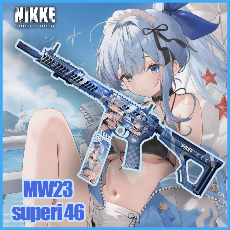 [Nikke/妮姬]Maid Anchor MW23 Superi 46 replace uzi/女仆安克 速帕里46替换uzi
