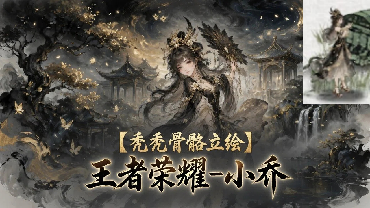 【秃秃动态立绘】王者荣耀-小乔（1*女立绘+NPC+独立战斗小人）