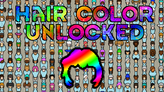 Hair color unlocked